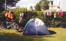 Camp site at Biarritz
